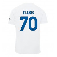 Inter Milan Alexis Sanchez #70 Vonkajší futbalový dres 2023-24 Krátky Rukáv
